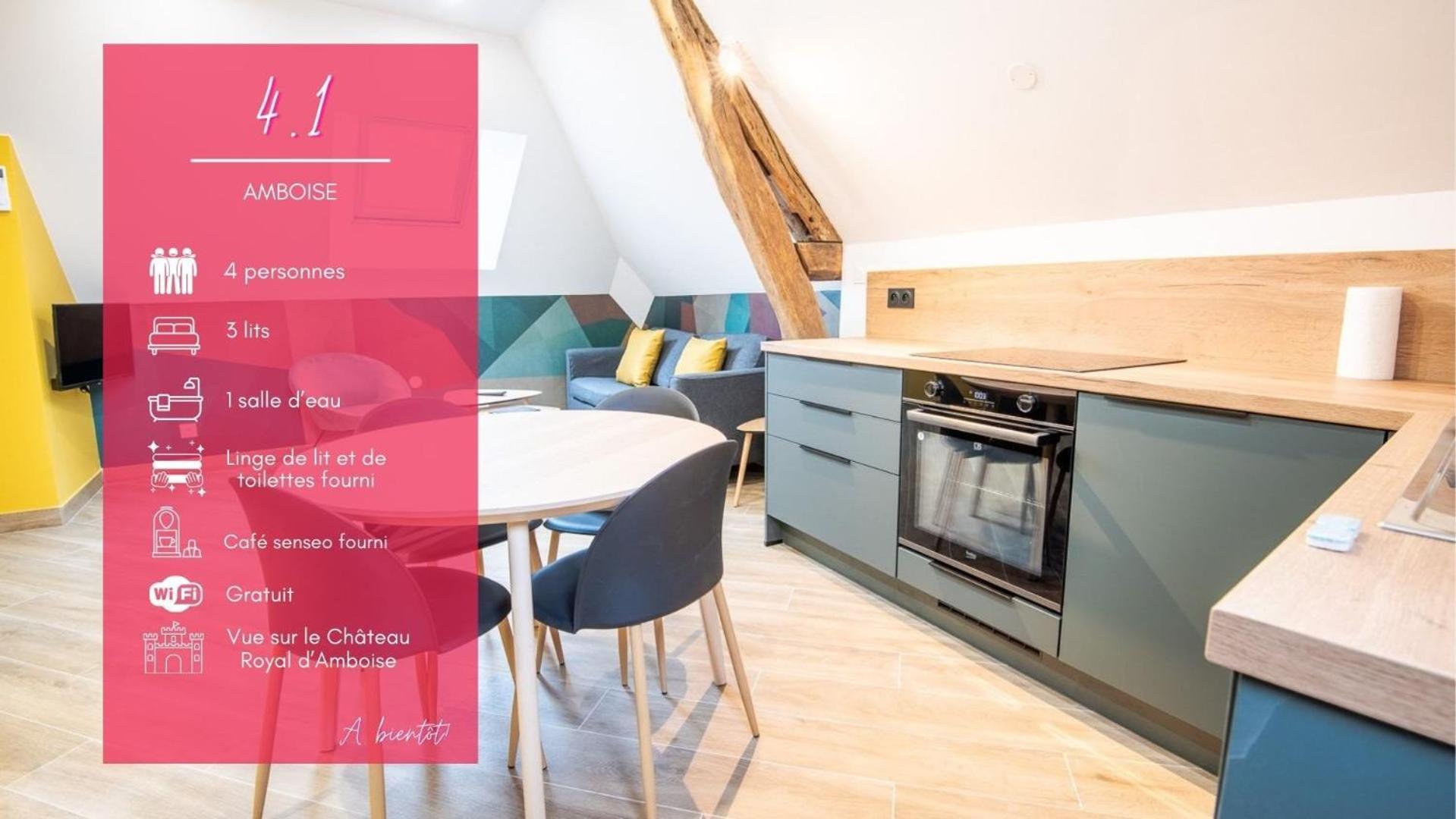 4Point1 - T3 Pour 4Pers. Apartment อองบวส ภายนอก รูปภาพ